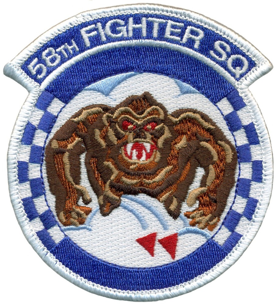 USAF 58th FIGHTER SQUADRON – HERITAGE – VIETNAM - PATCH