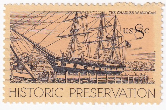 STAMP US SCOTT 1441 "Whaling Ship" 8 CENT 1971 USED