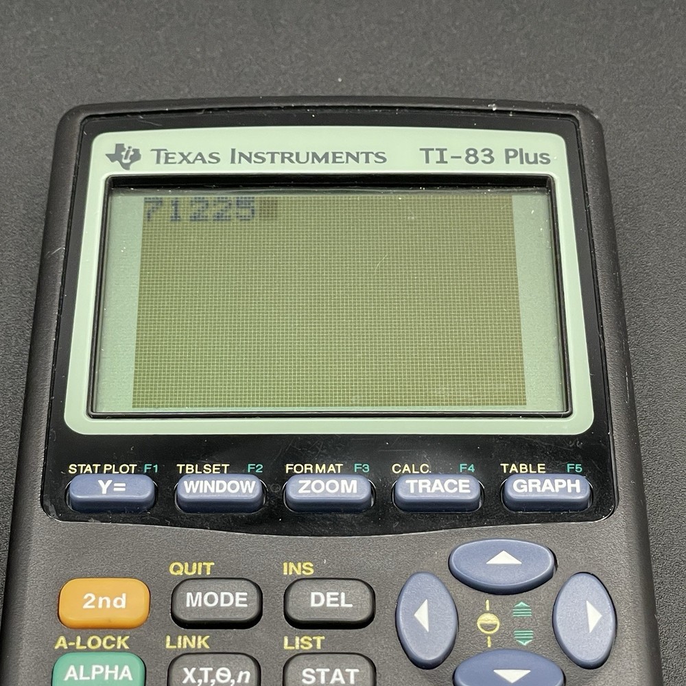 Texas Instruments TI-83 Plus Graphing Calculator w/Cover Tested & Working