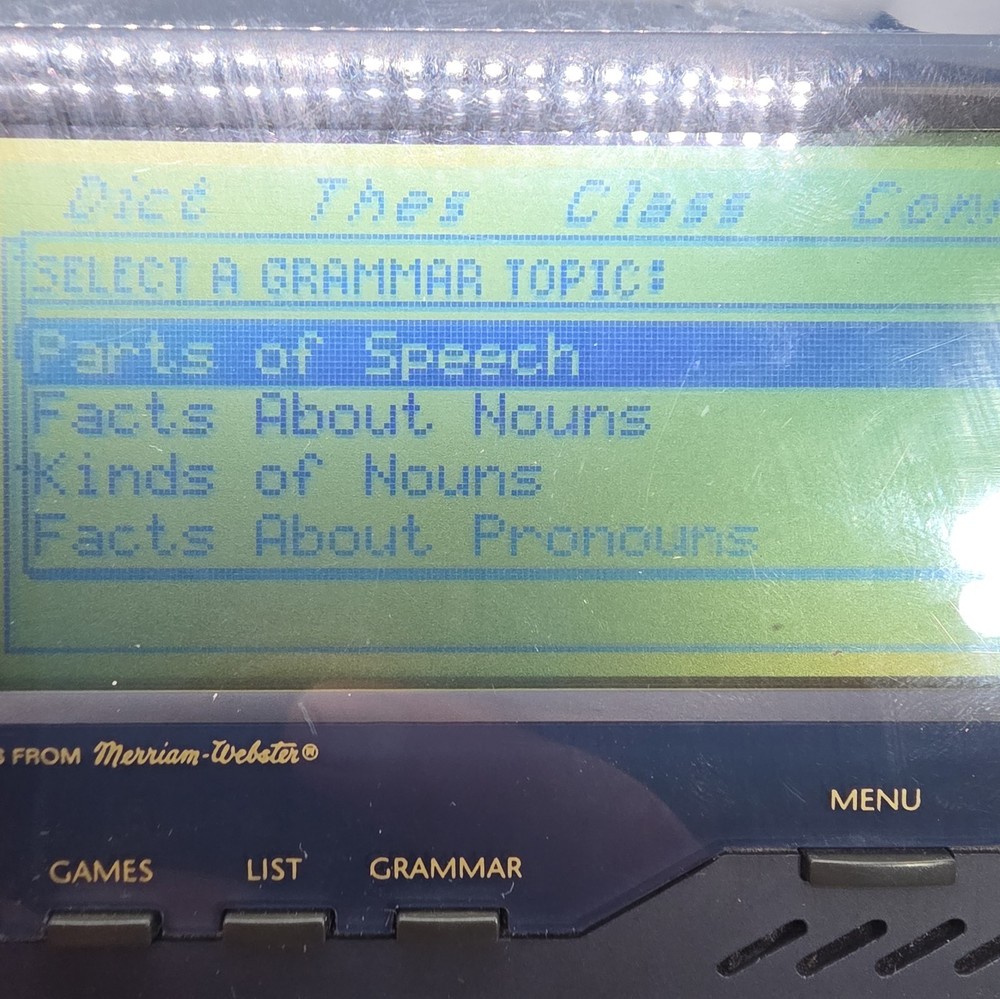 Franklin Language Master LM-6000 Speaking Dictionary, Thesaurus, Grammar Guide