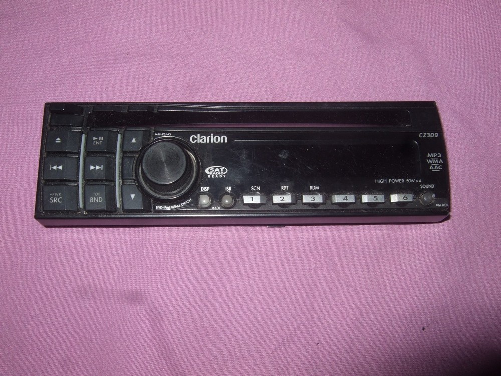 Clarion CZ309 Faceplate Only Used #2193
