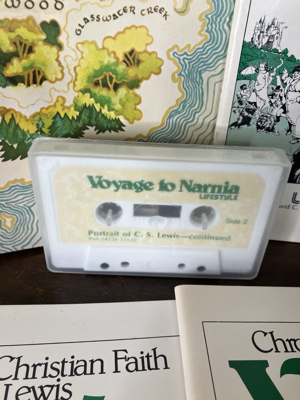 Vintage 1978 Voyage to Narnia Curriculum Set David C Cook C.S. Lewis Map Book +