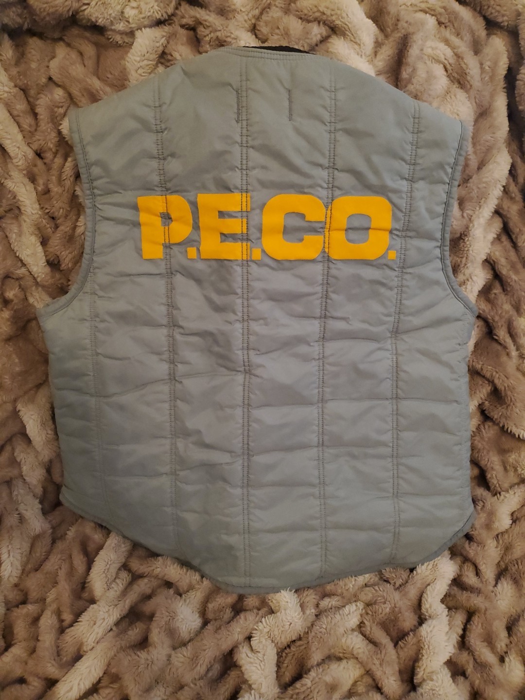 Vintage PECO Philadelphia Electric Company Maintenance Division Work Vest 85