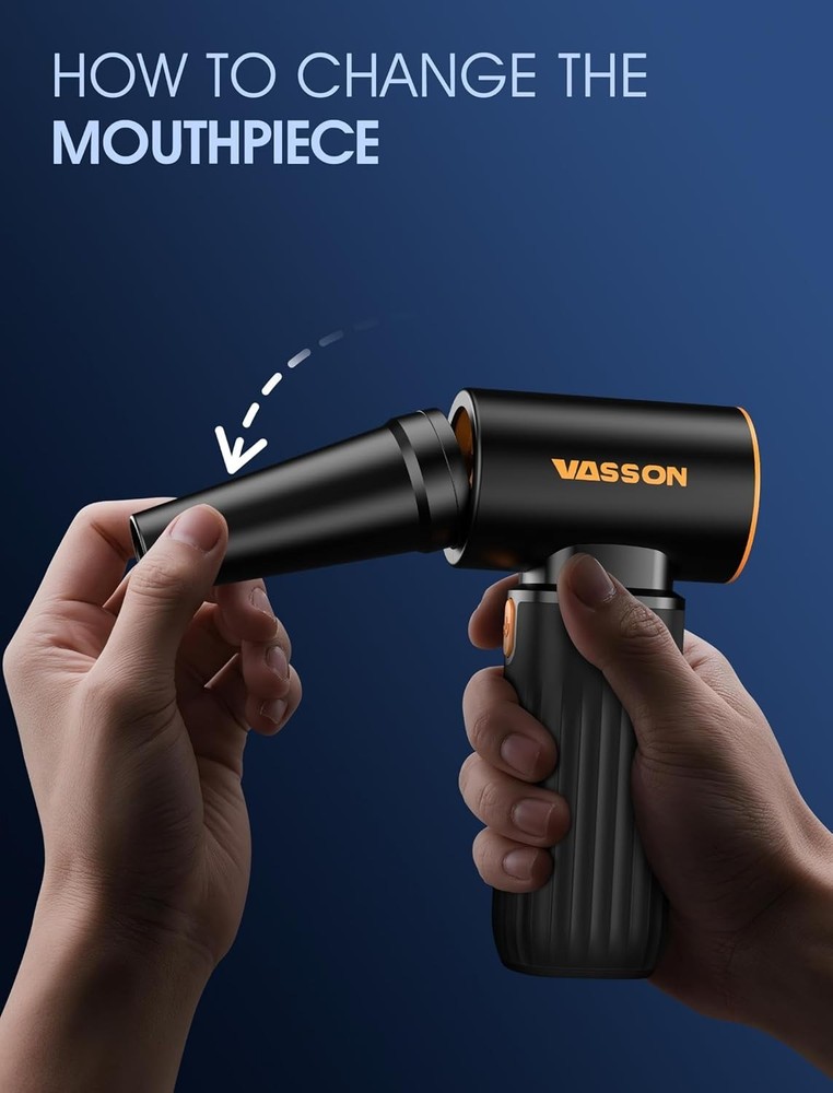 Mini Portable Air Duster - Fast Charging, Long Runtime