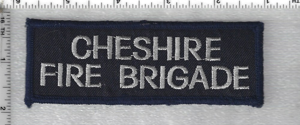 Cheshire Fire Brigade   (England)  Shoulder Patch