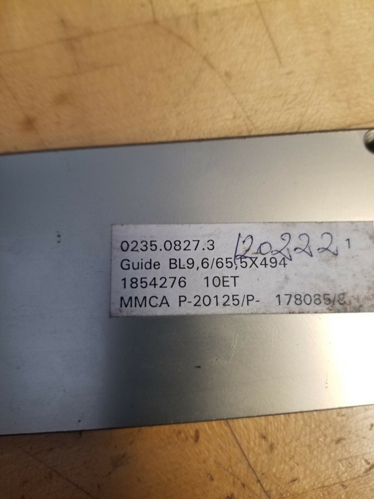 Muller Martini 0235.0827.3 Guide