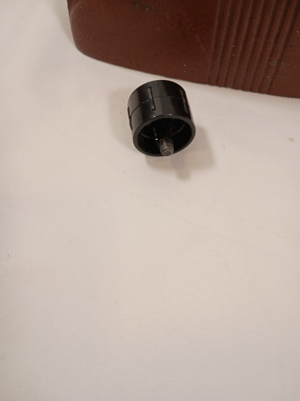 Vintage Art Deco Cast Iron Tape Dispenser Whale Tail Streamline Industrial Heavy