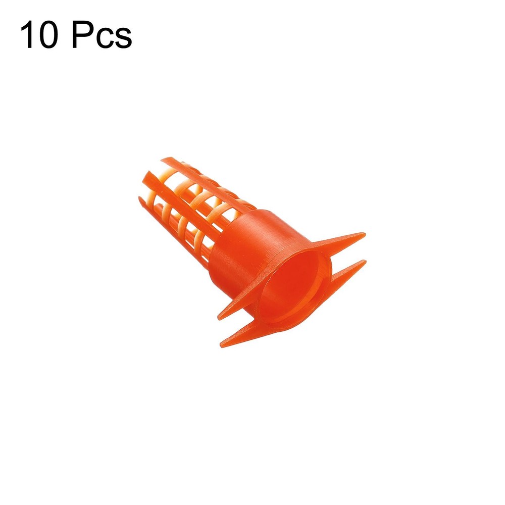 10Pcs Queen Bee Cage, Plastic Push-in Opening Queen Bee Cell Protector Tool Red