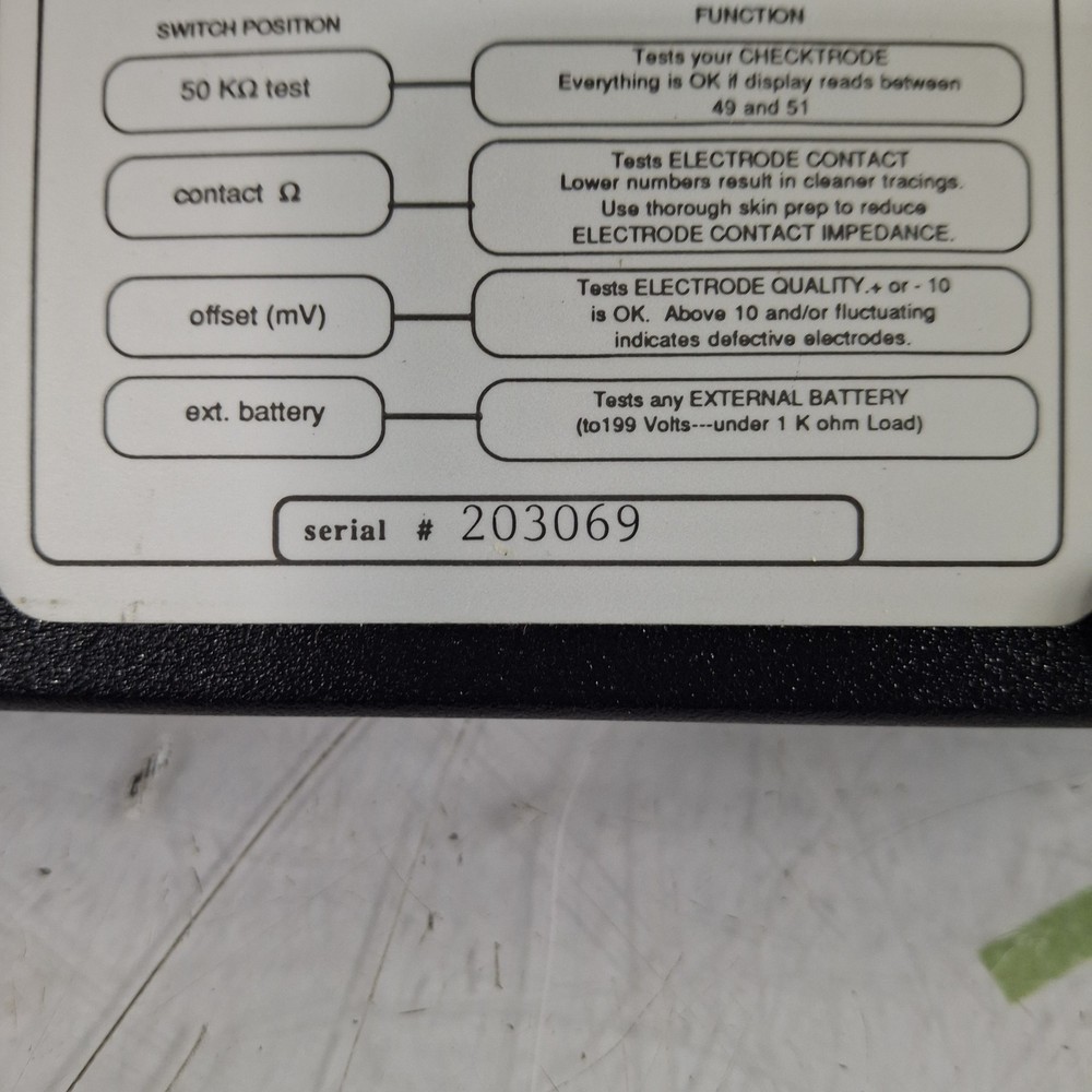 UFI Checktrode 1089 mk III Impedance Meter