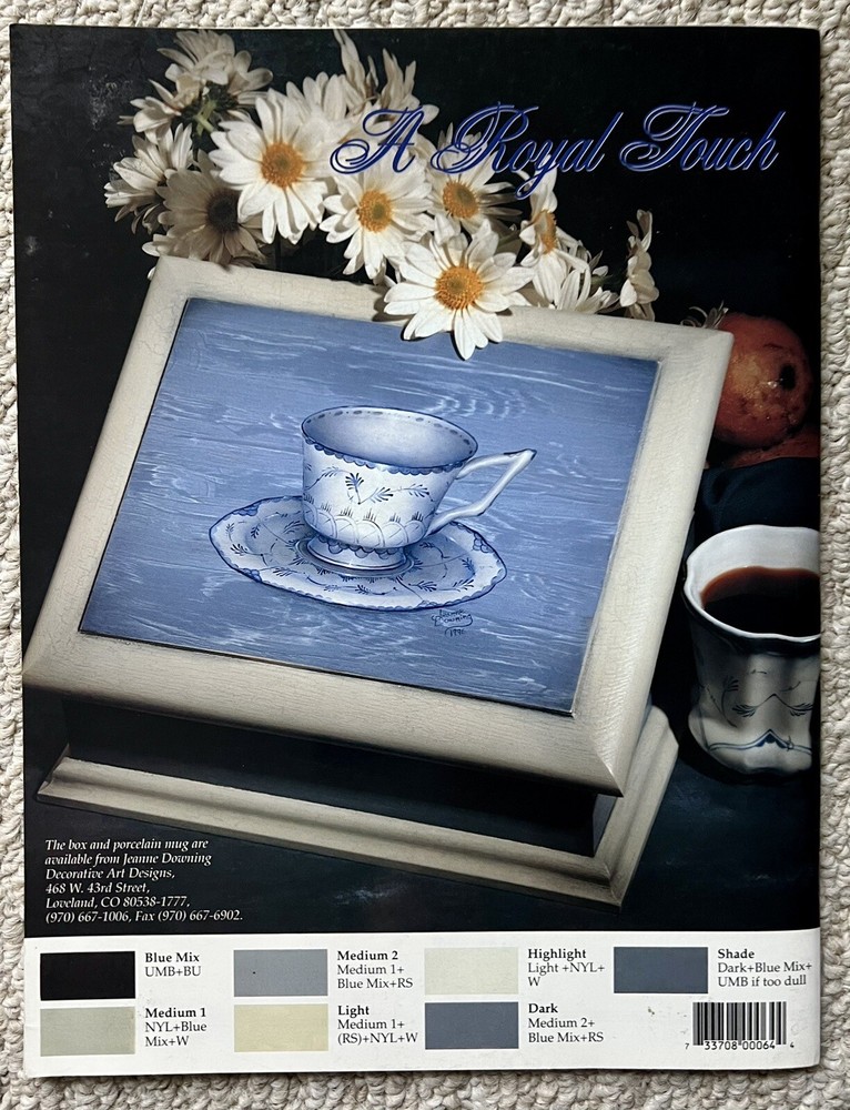 Decorative Paint Bk “Set For Elegance “ By Jeanne Downing CDA