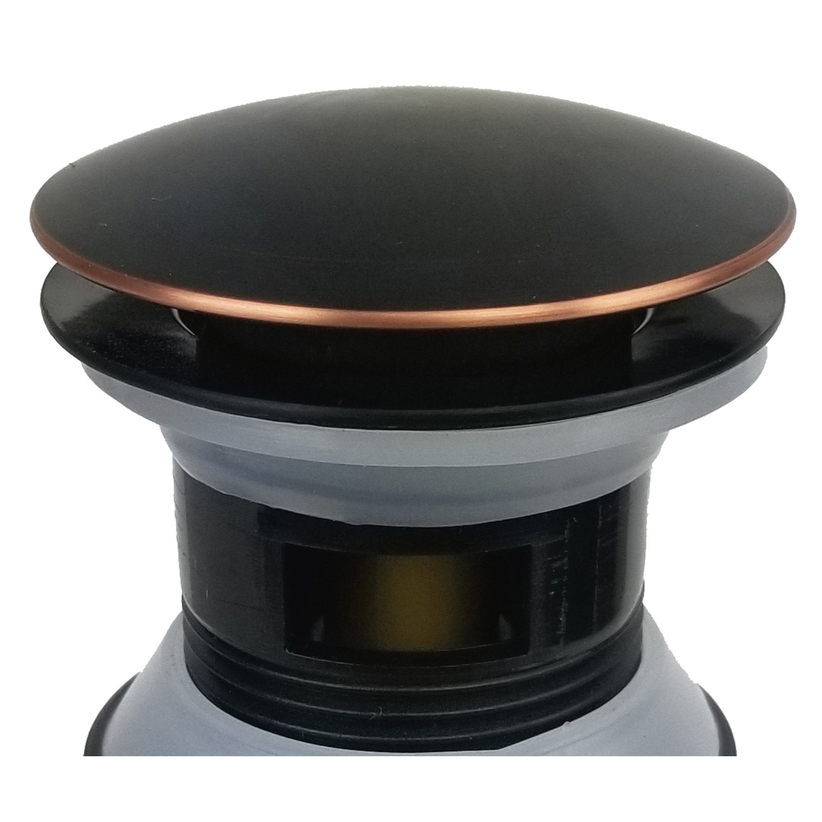 Bathroom Faucet Vanity Sink Plastic Pop-Up Drain with Overflow Oil Rubbed Bronze