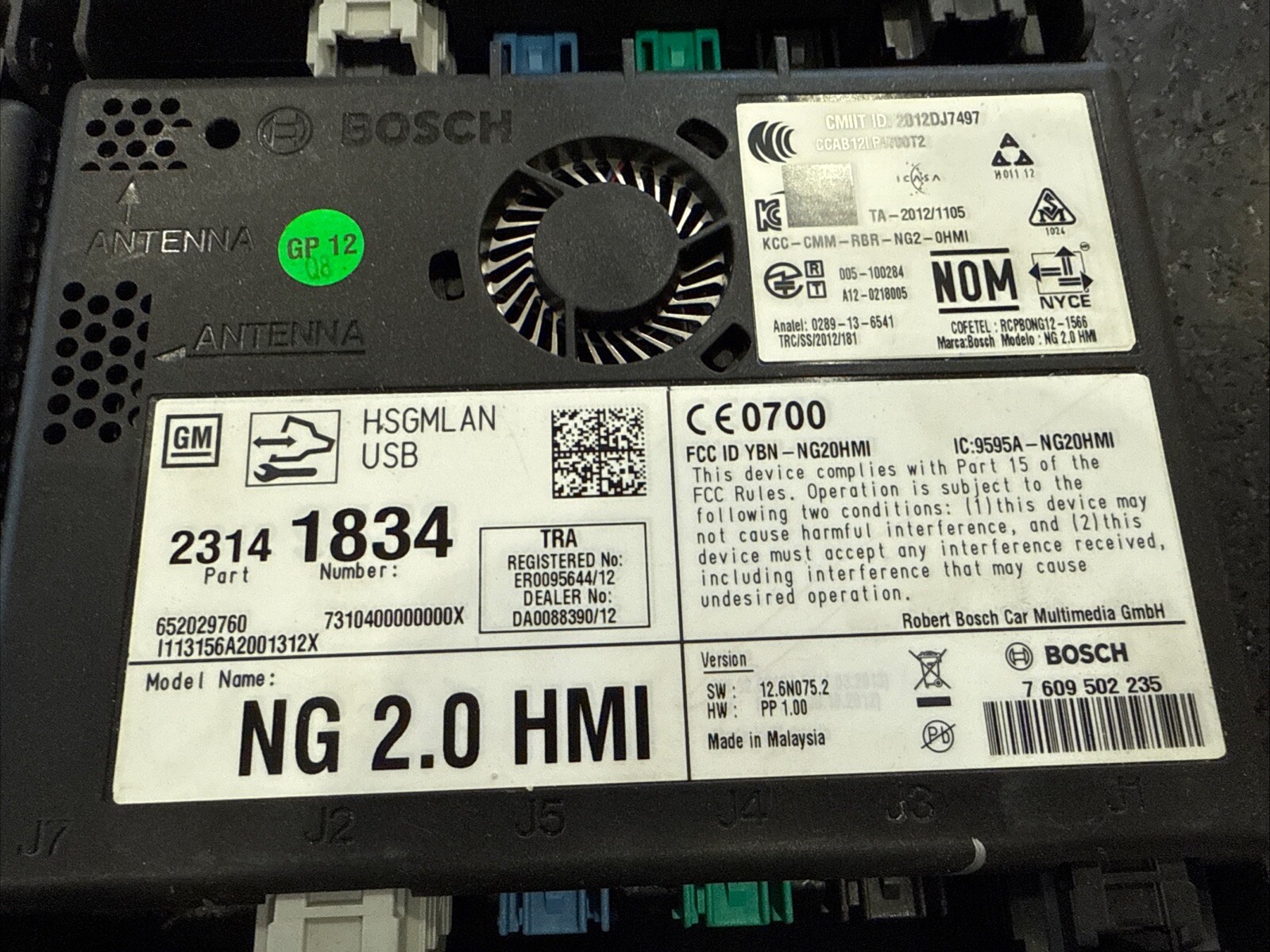 VIN Programming Inc 2014-2015 CHEVY SILVERADO GMC SIERRA Cadillac HMI MODULE