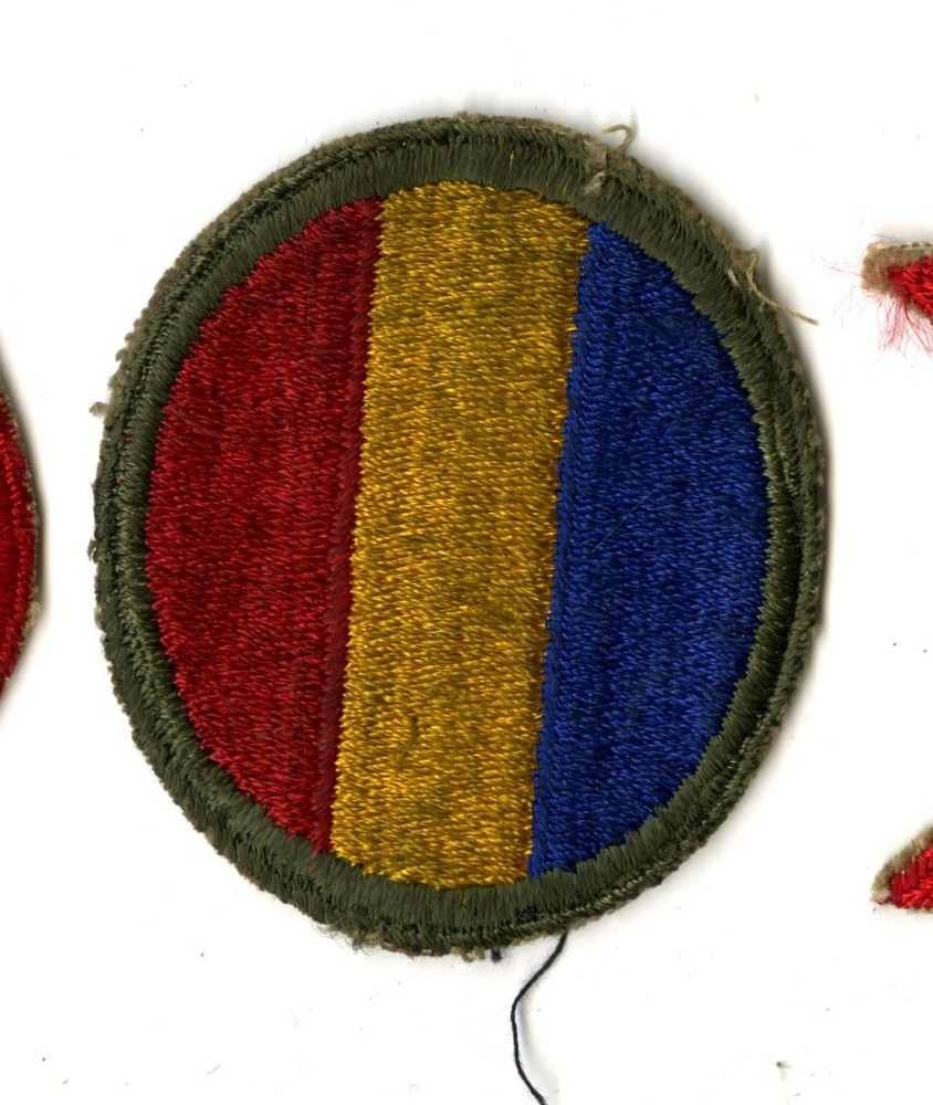 Replacement and Schools Command White Back Patch WWII Original