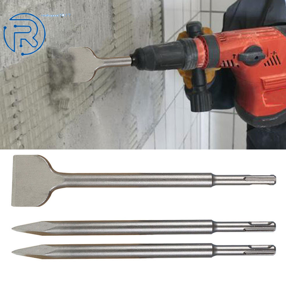 6 Pcs SDS plus Chisel Set Concrete Drill Bit Set Rotary Hammer Bits us