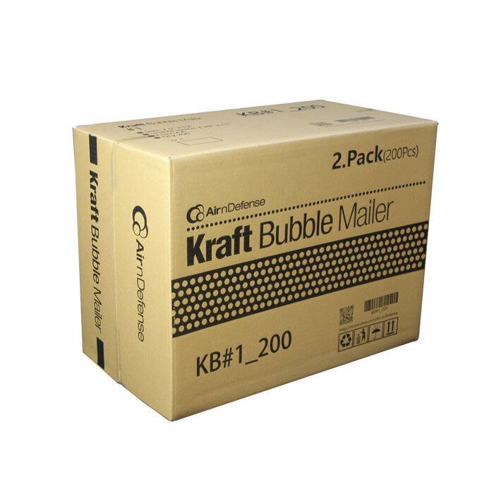 #1 7.25x12 Kraft Bubble Padded Envelopes Mailers Yellow Shipping Bag AirnDefense