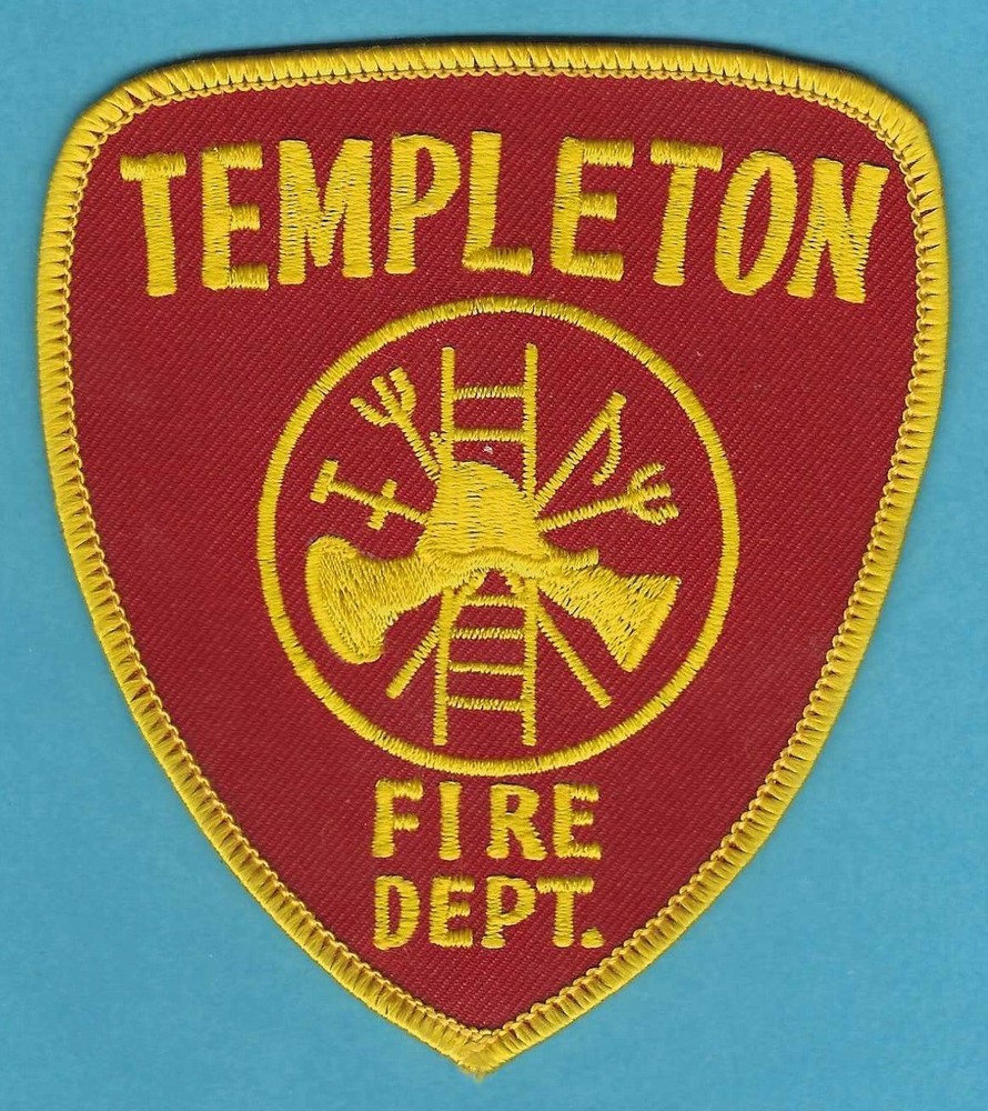 TEMPLETON MASSACHUSETTS FIRE RESCUE PATCH