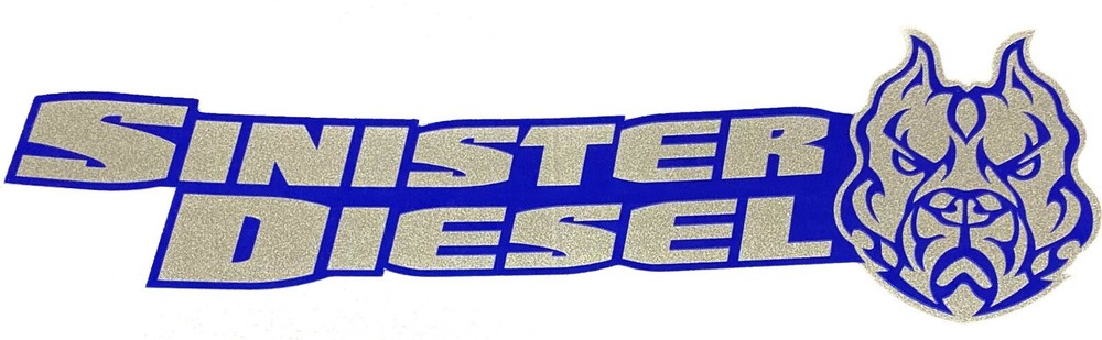 Sinister Diesel Stickers - 2 Pack 7"x2"