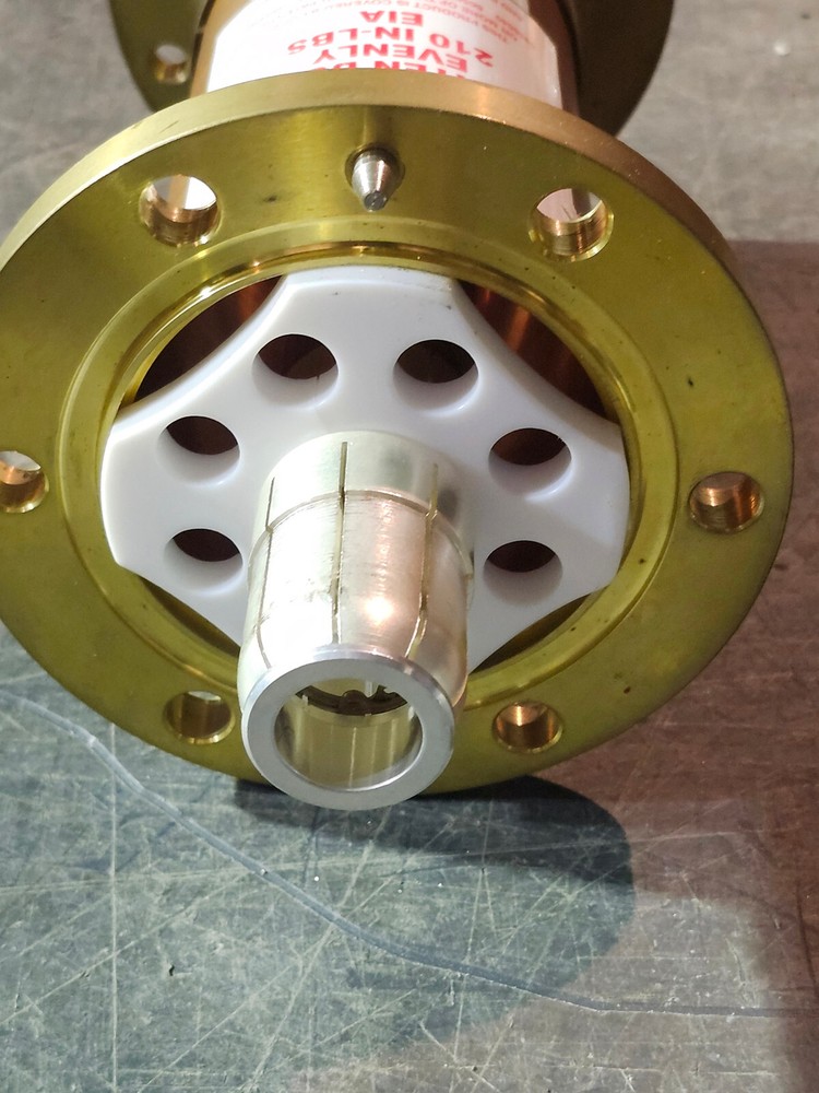 3 1/8" EIA Straight Section Fixed Flange, 7 in