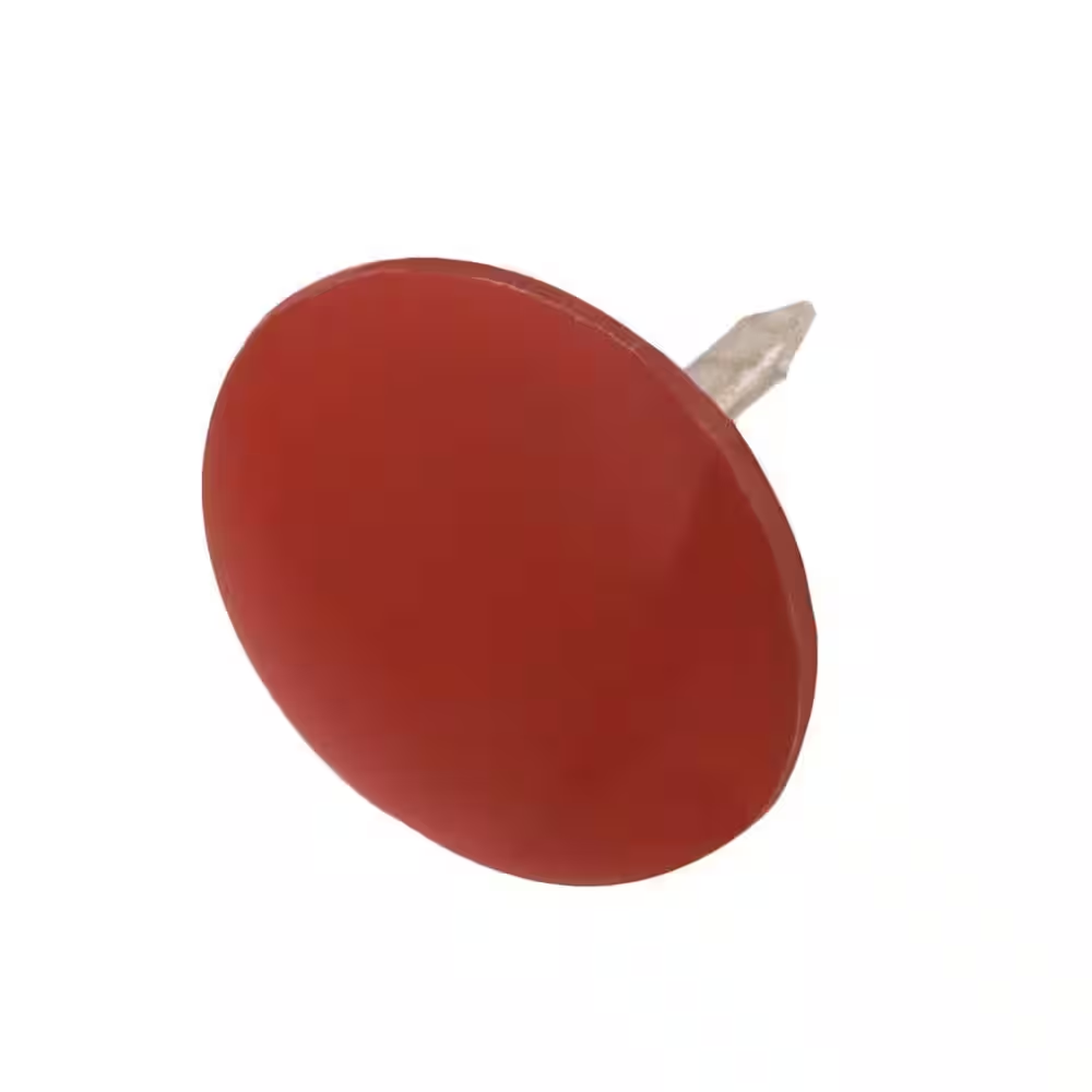 Steel Red Flat-Head Thumb Tack (60-Pack)