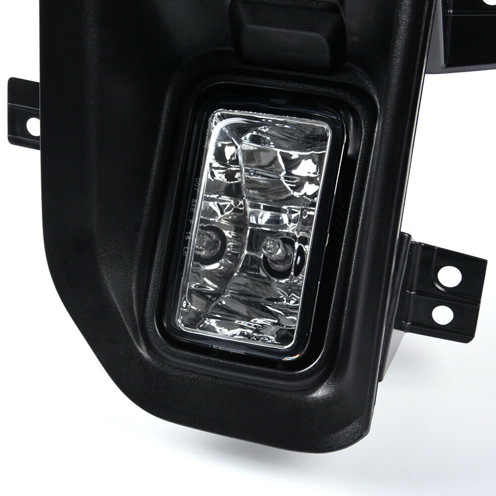 Fit For 2015-2017 Ford F-150 Clear Lens Front Bumper Fog Light Driving Lamps New
