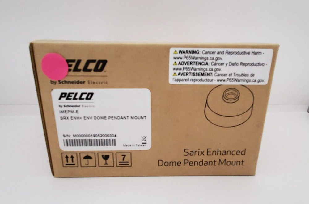 Pelco IMEPM-E Sarix Enhanced Environmental Pendant Mount for Dome Camera