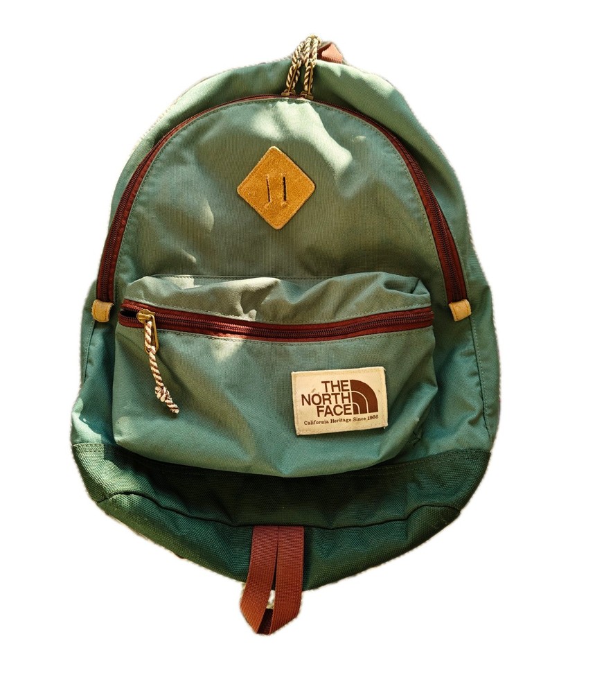 Vintage THE NORTH FACE Berkeley Daypack Backpack Classic Green Mini