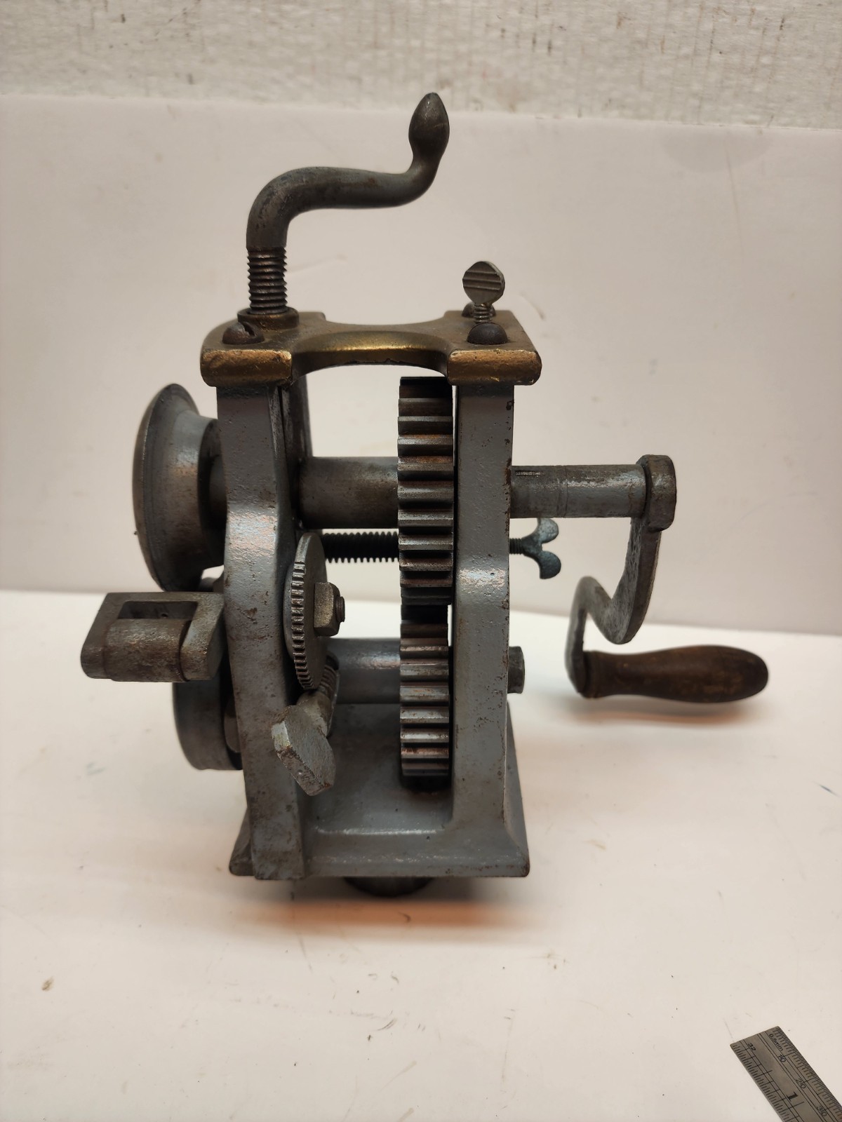 Roys & Wilcox Brass Top #6 turning Machine Sheet Metal Bead Roller Crimper Bead