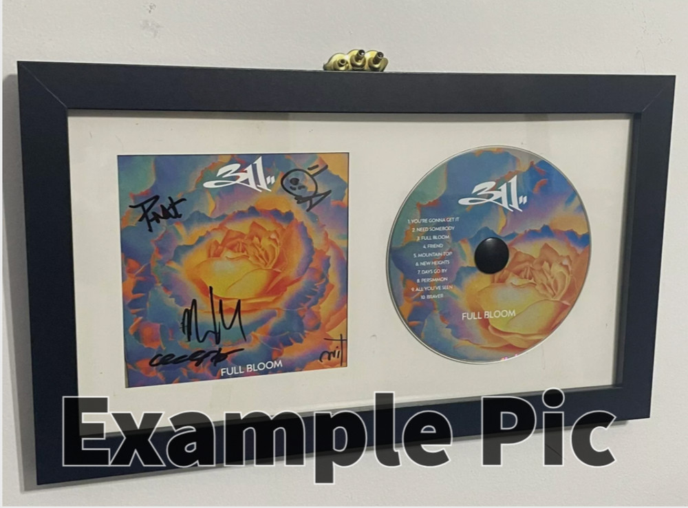 ✍️SIGNED - 311 Full Bloom CD w/ Autographed Booklet  + Frame Kit