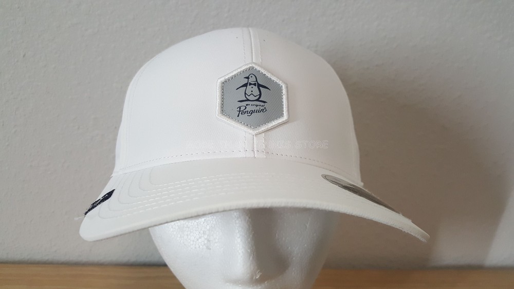 Original Penguin Golf Hat White OS Adjustable ASE026DS