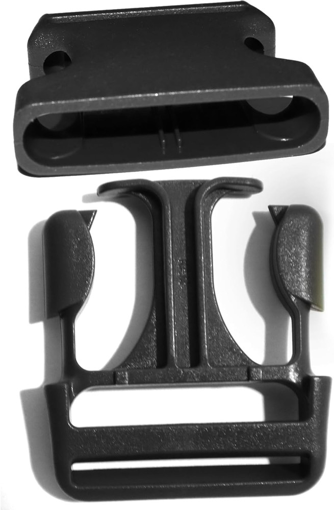 Buckle for 1.5'' Webbing, 2Set Plastic Replacement Side Release Buckles+4Pcs Pla