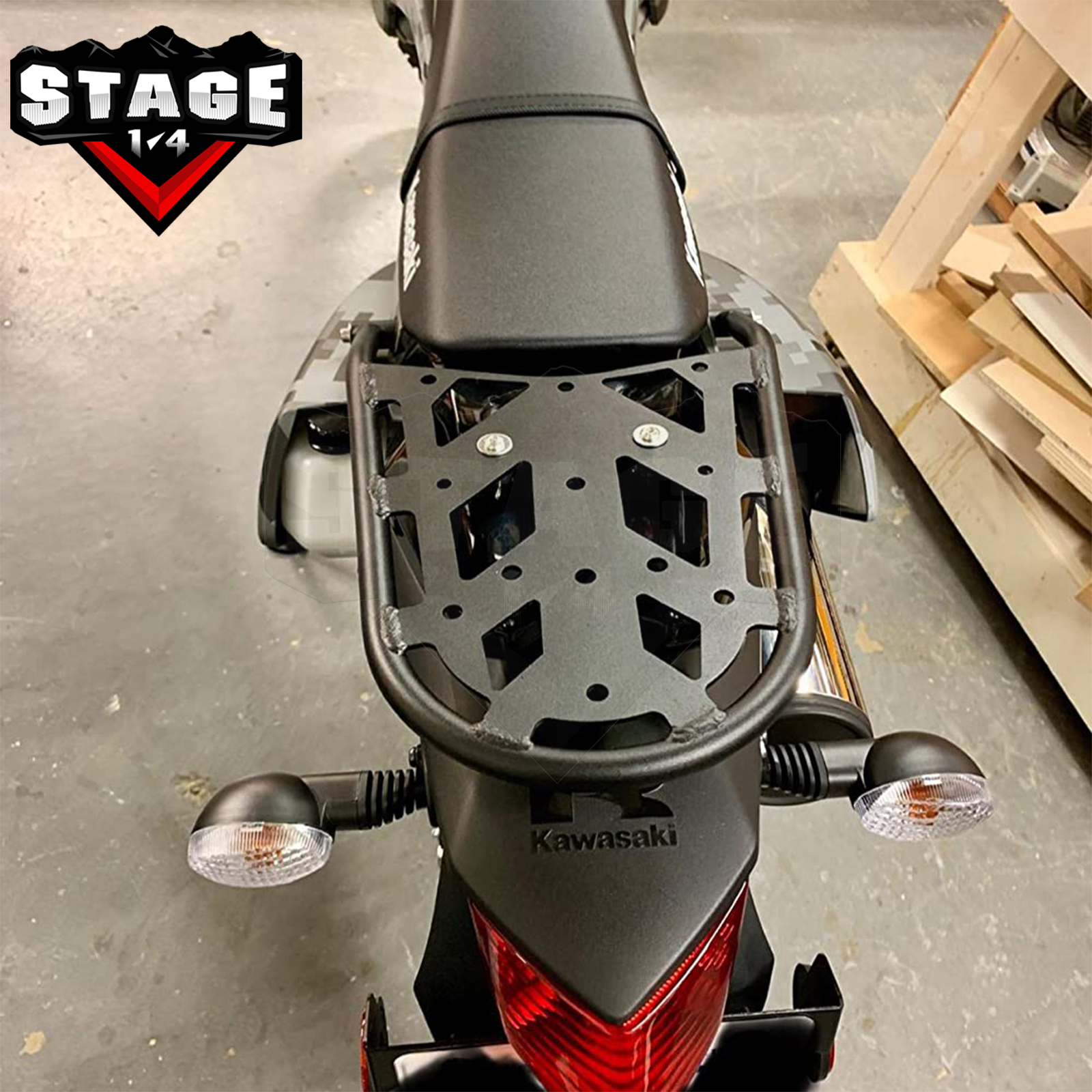 MOFUN For 2020-UP Kawasaki KLX300 KLX300R KLX300SM Rear Tail Luggage Rack Cargo