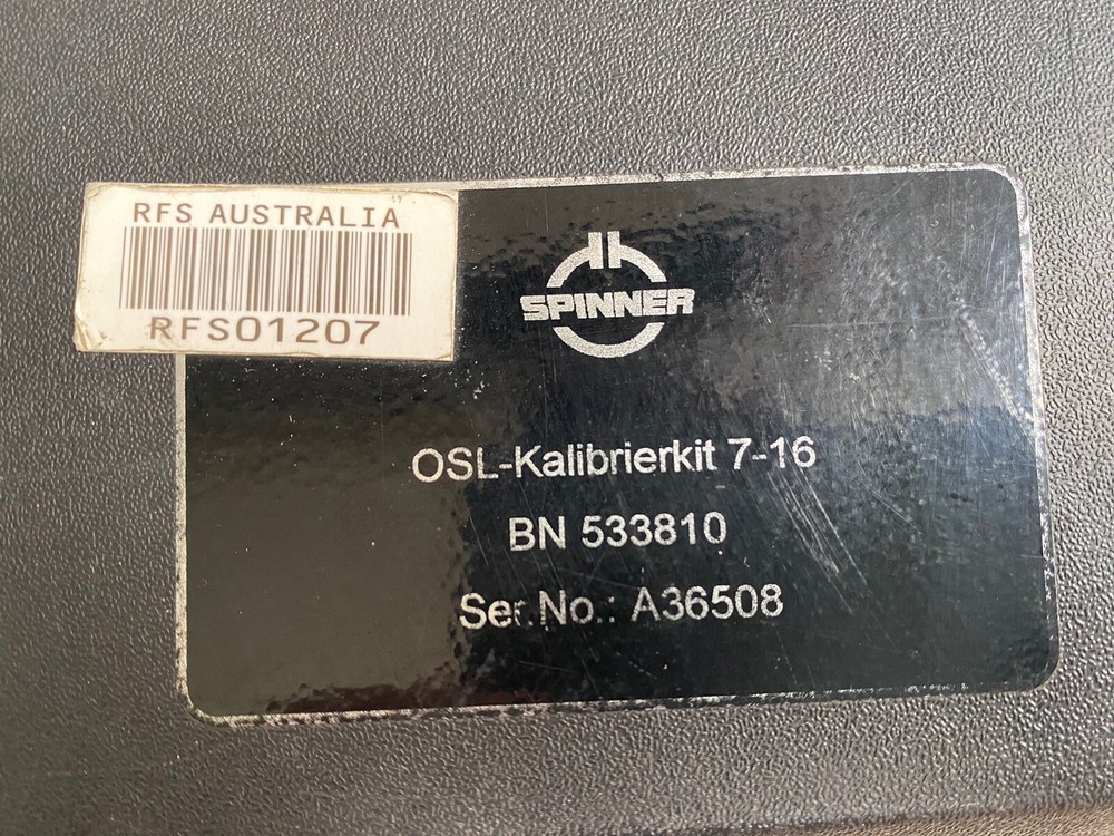 Spinner BN 533810 Calibration Kit