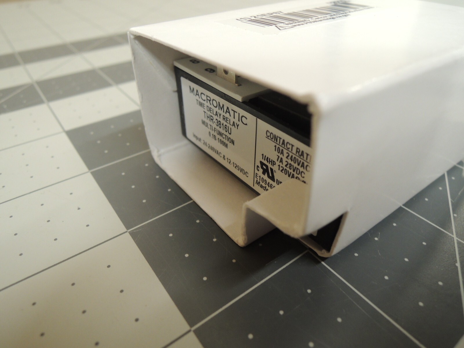 MACROMATIC Multi-Function Encapsulated Timing Relay: Surface Mounted, 12 to 125V