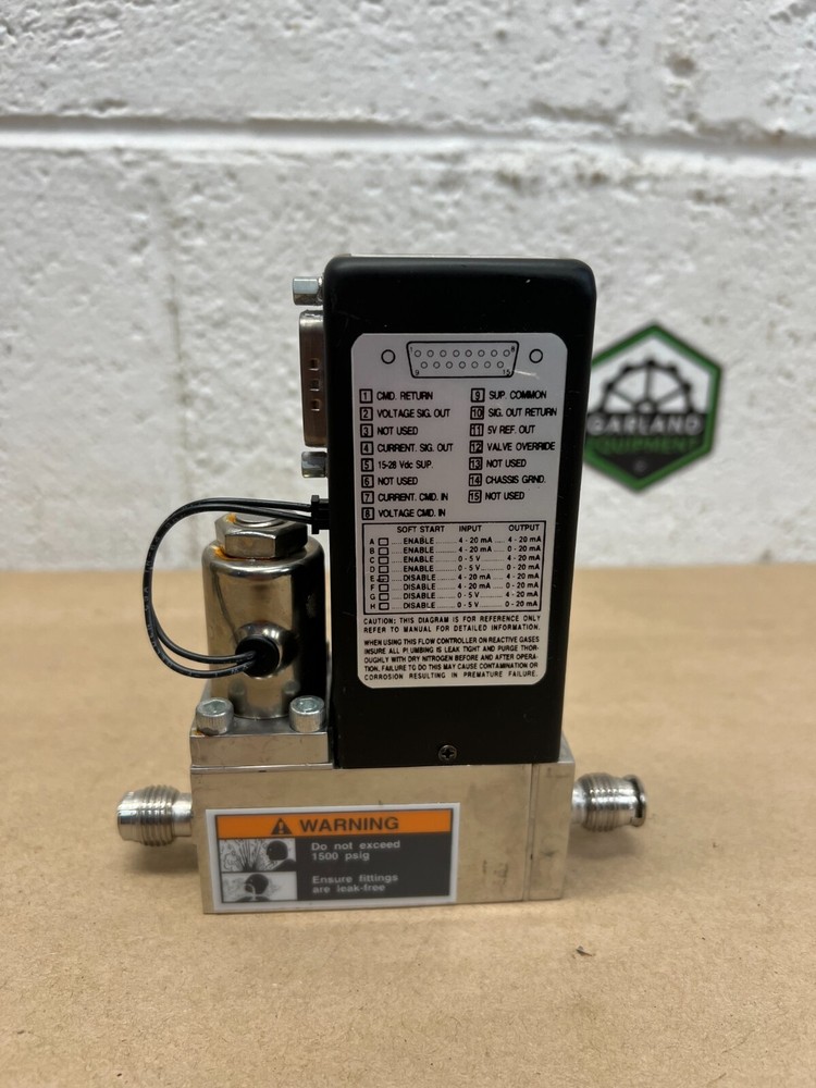 Brooks 5850 EM Mass Flow Controller, Chlorine, 200 SCCM Flow Rate
