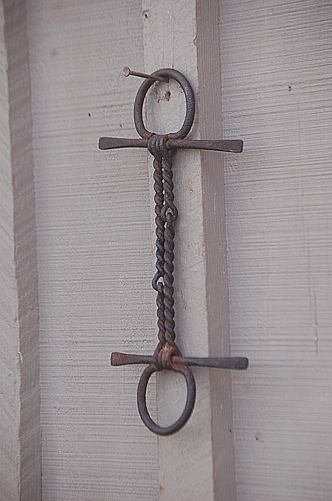 Blacksmith Primitive Twisted Snaffle Draft Horse Mule Bit 5-1/2" Mouth Piece