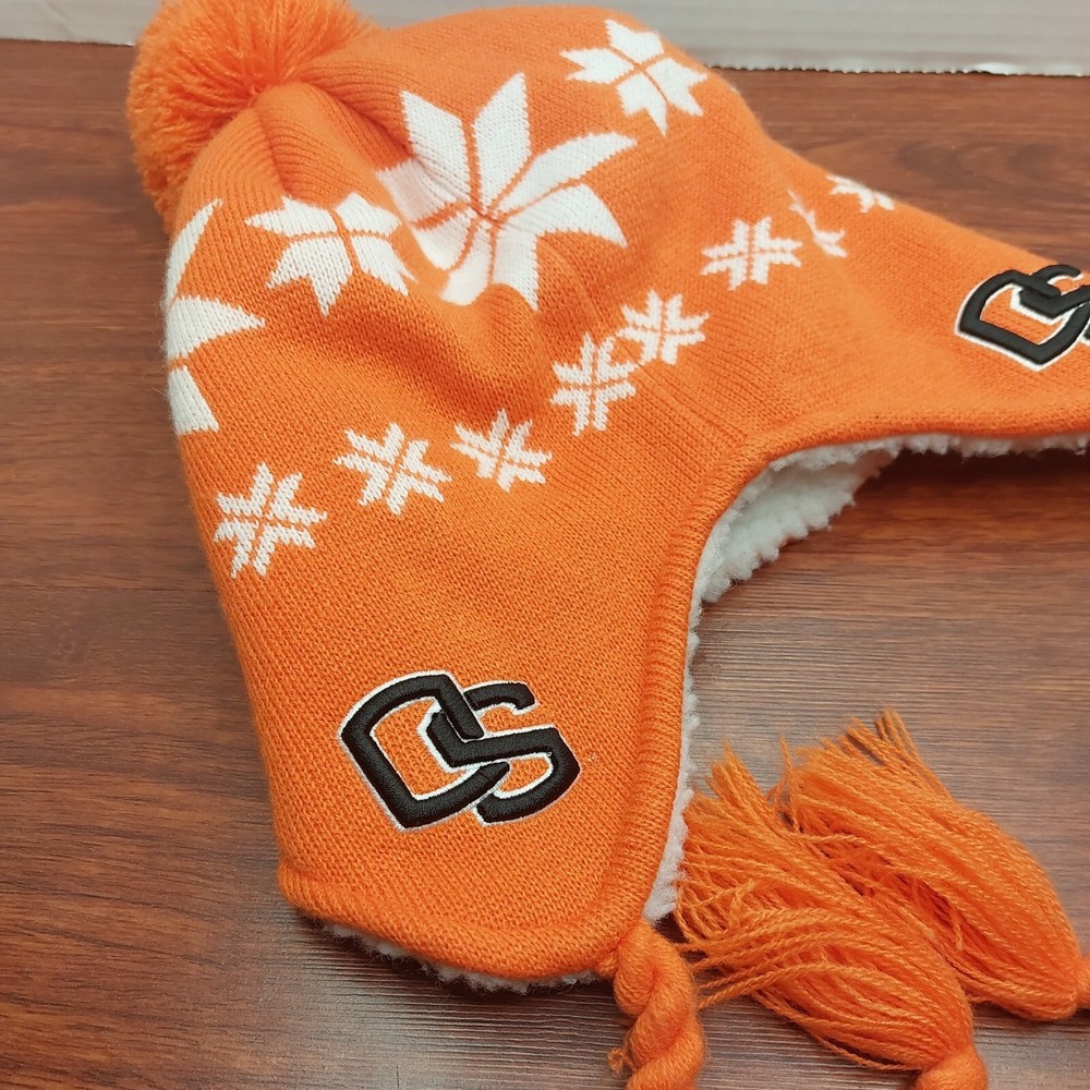 Oregon State Beavers Peruvian Knit Beanie Hat Tassel Cap
