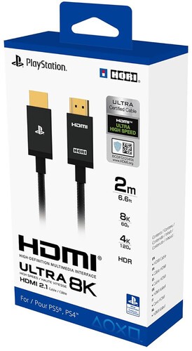 PlayStation 5 Accessory: HORI Ultra High-Speed HDMI Cable: Officially Licensed b