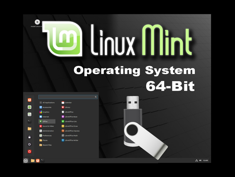 Linux Mint 22.3 "Zena" (2025) 64-Bit Operating System 4GB USB Drive #3