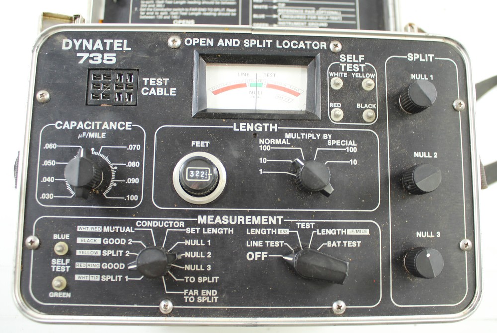 3M DYNATEL 735 Portable Open/Split Cable Fault Locator
