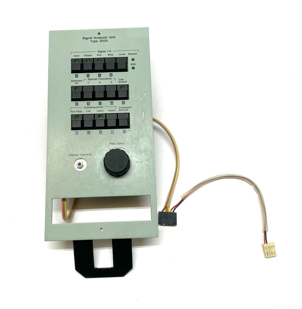 Bruel & Kjaer Type 2035 Function Control Panel for Signal Analyzer Unit
