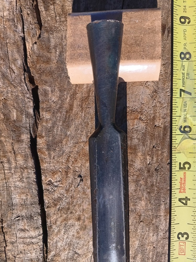 Vintage 1 inch Woodworking Socket Gouge Chisel