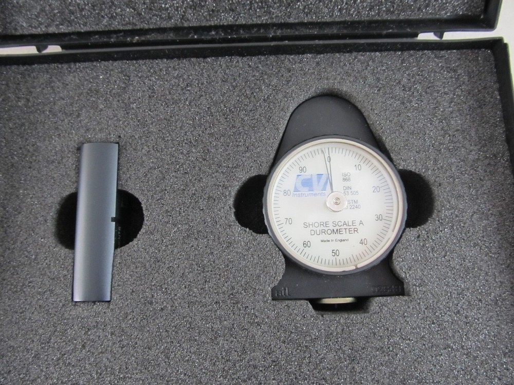 CV Instruments Shore Scale A Durometer Hardness Tester in Case