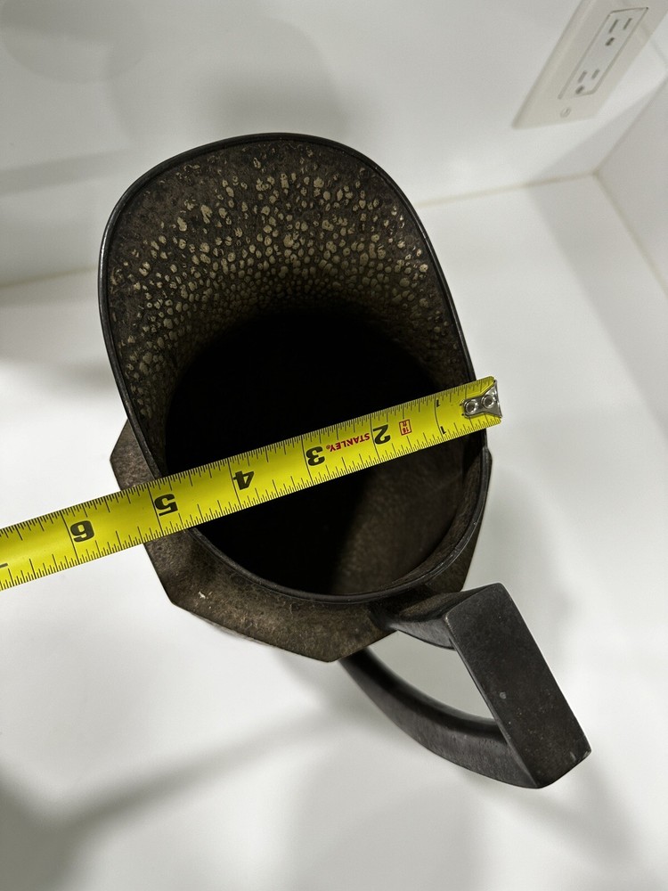 Antique Silverplated Water Hand Hammered Pitcher Jug