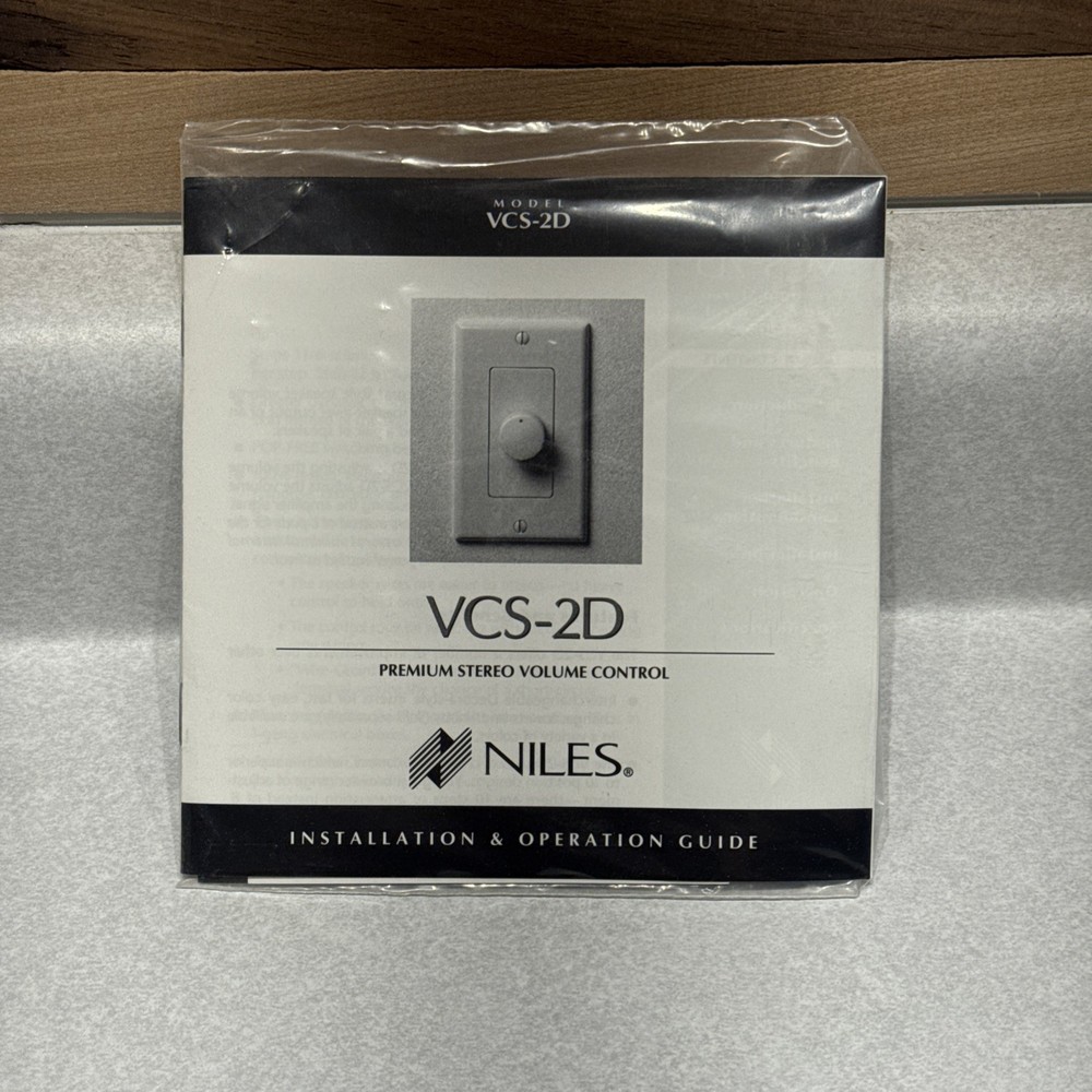 NILES VCS-2D PREMIUM STEREO VOLUME CONTROL - White - New
