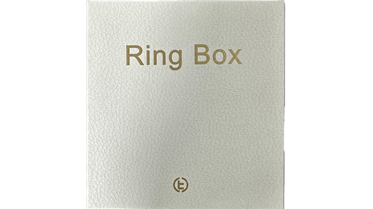 Magic Ring Box (White) by TCC Magic Mentalism Tricks