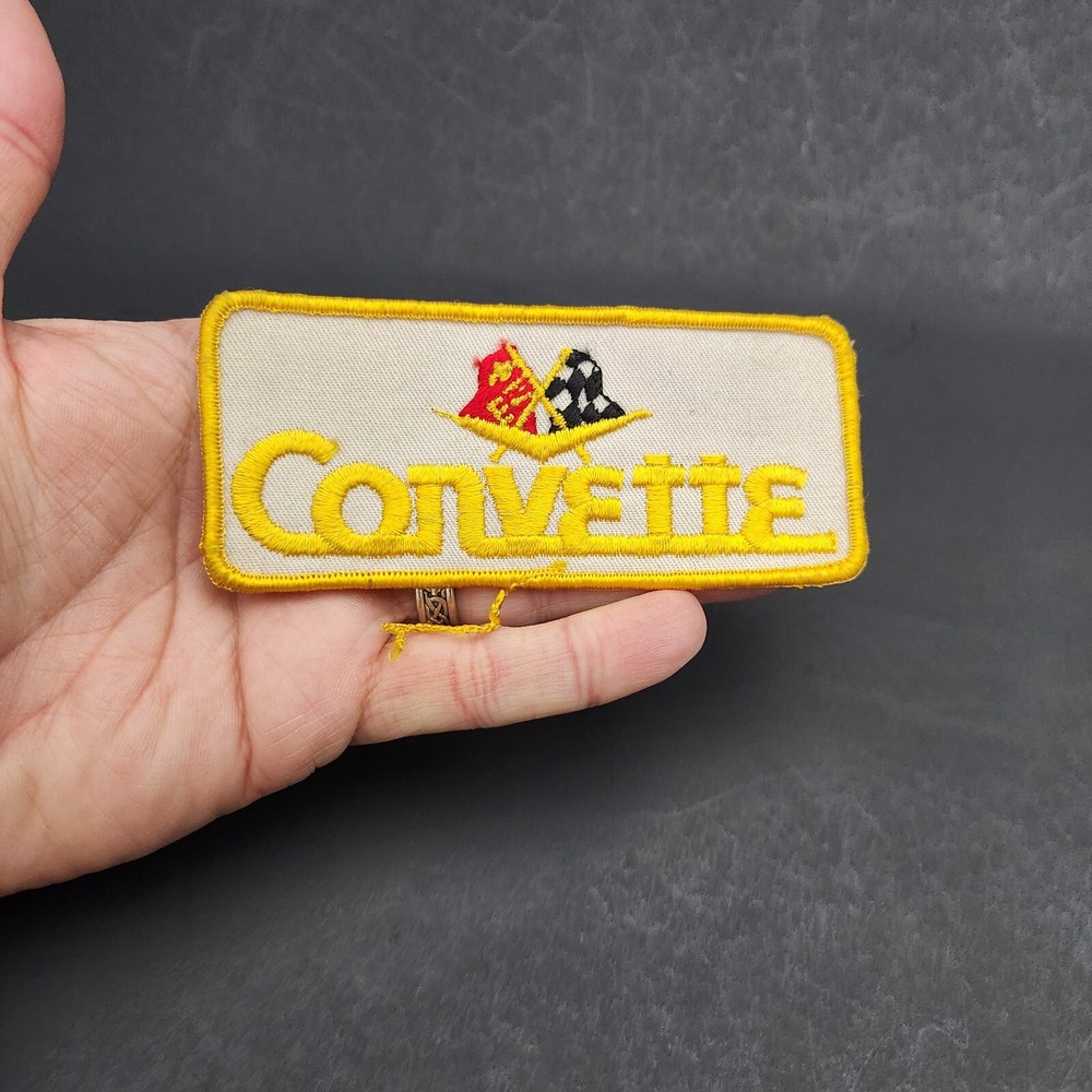 Vintage Patch CORVETTE 5 x 2 chevy