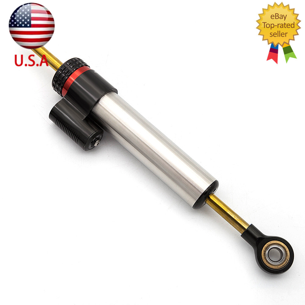 Adjustable Steering Damper Linear Stabilizer Reversed Safety Control Universal