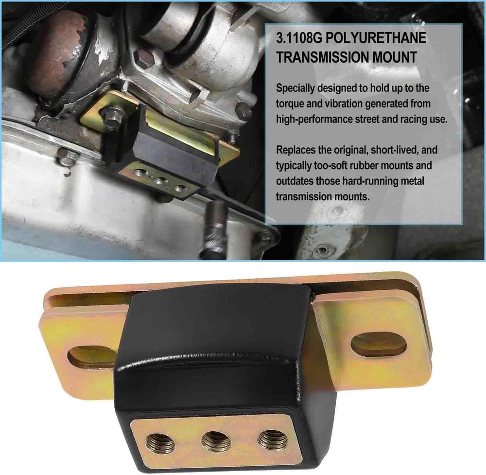 Transmission Mount Polyurethane Bracket Set Compatible GM
