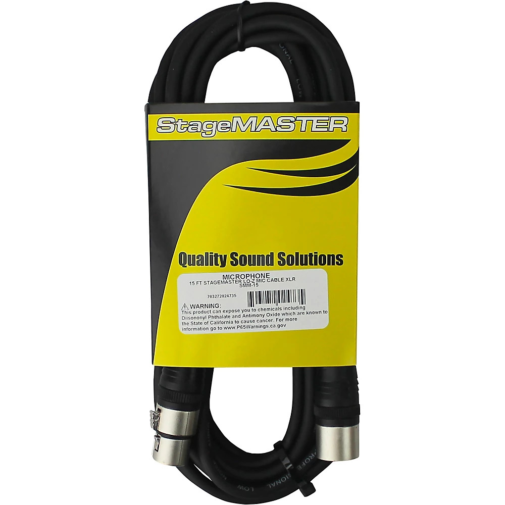 Pro Co StageMASTER XLR Microphone Cable 15 ft.