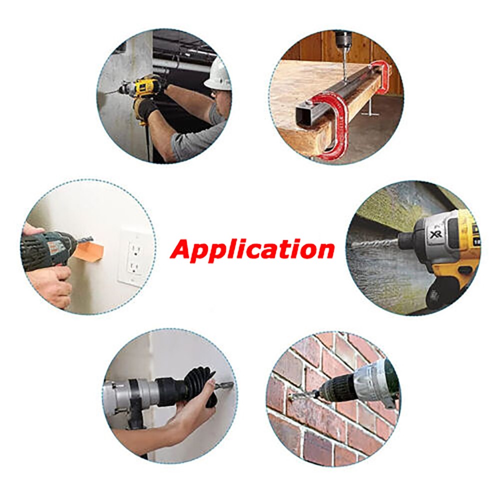 SDS Plus Hammer Drill Bit M6-M20 Carbide Tip Masonry Concrete Cement Drill Bits